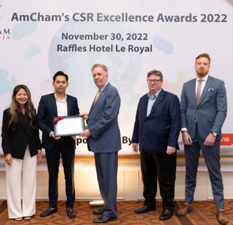 Certificate of Recognition from the American Chamber of Commerce